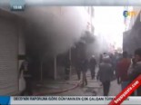 Gaziantep'te Kapalı Çarşıda Yangın