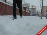 Ardahan'da Kar, Çocukların Eğlencesi Oldu 