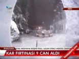kar firtinasi - Kar fırtınası 9 can aldı  Videosu