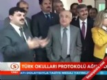 Türk okulları protokolü ağırladı 
