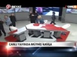 gurcistan - Canlı yayında müthiş kavga!  Videosu
