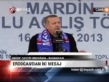 Erdoğan'dan iki mesaj  online video izle