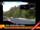 Lüks araçlarla kaza 