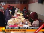 Öğrencilerin yardım kampanyası 