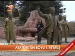 Atatürk'ün boyu 1.74'müş 