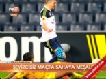 uefa avrupa ligi - Seyircisiz maçta sahaya meşale  Videosu