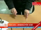 elektrik akimi - Vücudu jenaratör gibi  Videosu