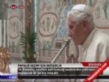 papa 16 benedict - Papalık seçimi için değişiklik  Videosu