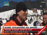 Ayder Yaylası'nda kış şenliği  online video izle