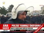 yanmaz uniforma - Polise yanmaz üniforma  Videosu