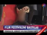 femen grubu - Femenler film festivalini bastı  Videosu