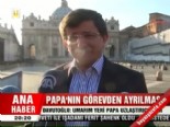 Davutoğlu 'Umarım yeni papa uzlaştırıcı olur'  online video izle