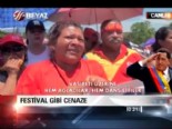 hugo chavez - Festival gibi cenaze  Videosu
