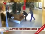 cek cumhuriyeti - Alışveriş merkezinde kadına şiddet  Videosu