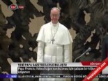 papa 1 francis - Yeni papa gazetecilerle buluştu  Videosu