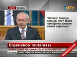 ergenekon savcisi - Kılıçdaroğlu: Savcı ve yargıçlardan hesap soracağız Videosu