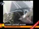 polonya - Otobüs şoförü bayıldı  Videosu
