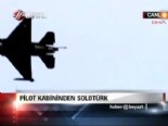 Pilot kabininden Solotürk 