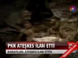 pkk - PKK ateşkes ilan etti  Videosu