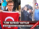 kibris rum kesimi - Türk bayrağı yaktılar  Videosu