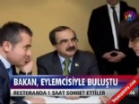 suat kilic - Bakan, eylemcisiyle buluştu  Videosu