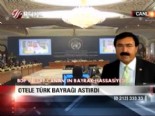Otele Türk bayrağı astırdı  online video izle