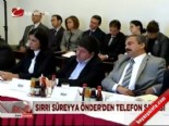 sirri sureyya onder - Sırrı Süreyya Önder'den telefon şakası  Videosu