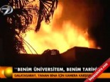 galatasaray universitesi - Galatasaray, yanan bine için kamera karşısında  Videosu