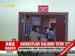 ergenekon davasi - Avukatlar salonu terk etti  Videosu