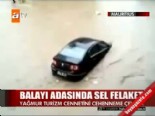 Balayı adasında sel felaketi 