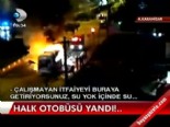 afyonkarahisar - Halk otobüsü yandı  Videosu