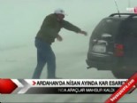 Ardahan'da Nisan ayında kar esareti  online video izle