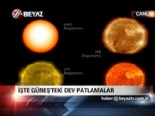 gunes sistemi - İste Güneş'teki dev patlamalar  Videosu