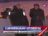 Cumhurbaşkanı Letonya'da  online video izle