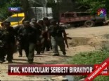 pkk - PKK korucuları serbest bırakıyor Videosu