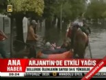 arjantin - Arjantin'de etkili yağış  Videosu