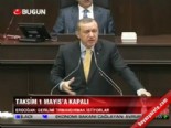 Başbakan'dan Taksim açıklaması 