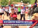 Bozcaada'da maraton heyecanı 