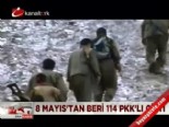 8 Mayıs'tan beri 114 PKK'lı gitti 