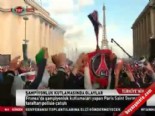 paris saint germain - Şampiyonluk kutlamasında olaylar  Videosu
