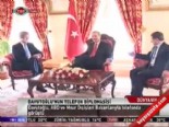Davutoğlu'ndan telefon diplomasisi 