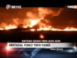belcika - Kimyasal yüklü tren yandı  Videosu