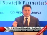 ali babacan - 'Forum İstanbul' başladı  Videosu