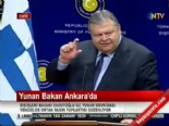 Davutoğlu Yunan Dışişleri Bakanı'yla Ortak Basın Toplantısı Düzenledi 