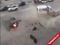 Bursa'da Mobese Kameralarına Yansıyan Trafik Kazaları 