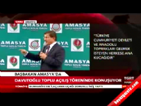 Başbakan Davutoğlu Amasya' da 2 