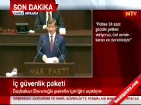 emniyet genel mudurlugu - Başbakan Davutoğlu güvenlik paketini açıkladı (2)  Videosu