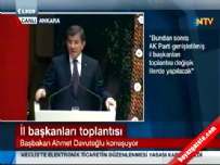 Ahmet Davutoğlu: Genişletilmiş İl Başkanları Toplantısı Ankara'da yapılmayacak 