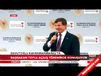 miting alani - Başbakan Davutoğlu Kahramanmaraş'ta Videosu