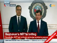 Başbakan Davutoğlu'na MİT'te brifing